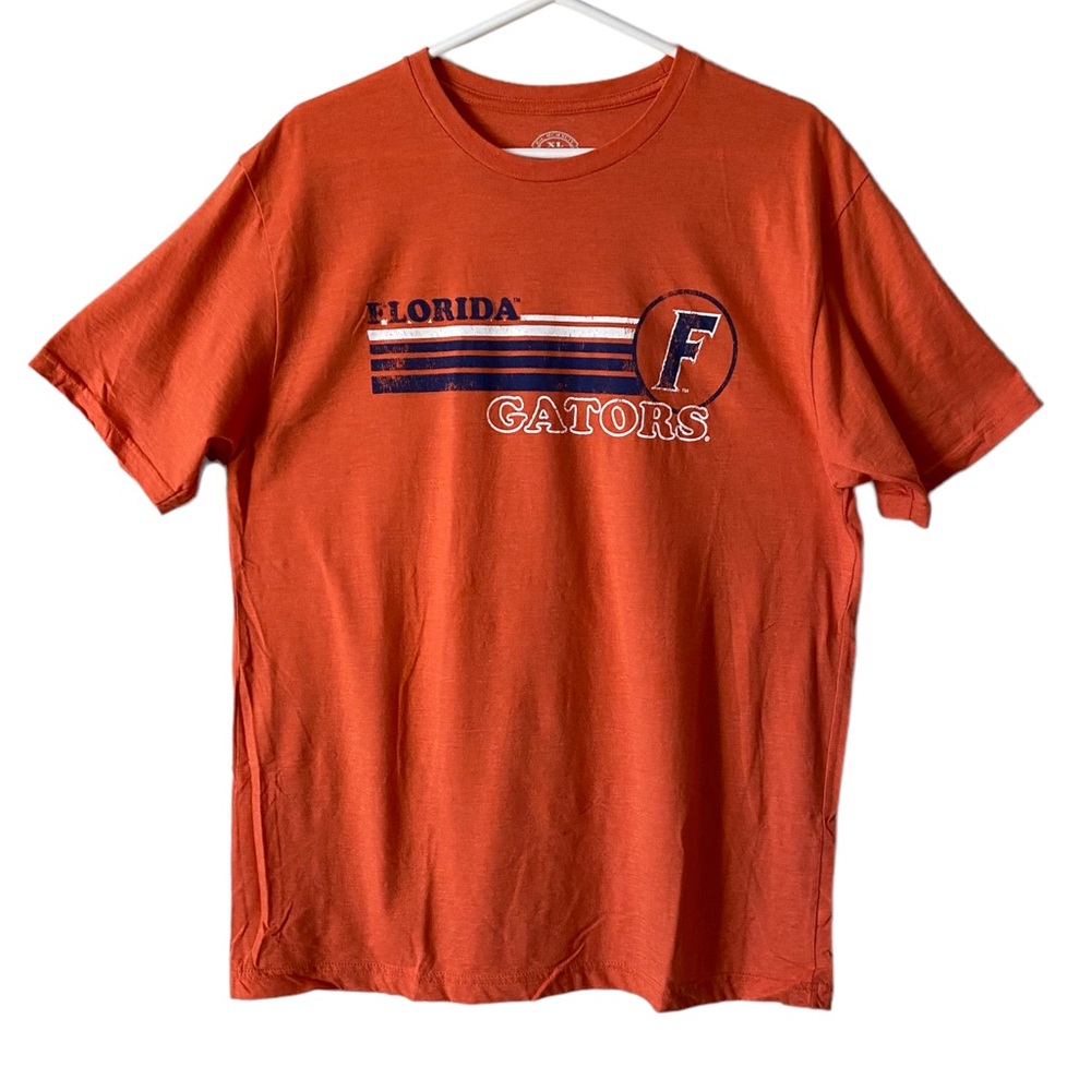 E-Five Premium Collegiate Men’s Florida Gators Graphic Print Orange T Shirt XL